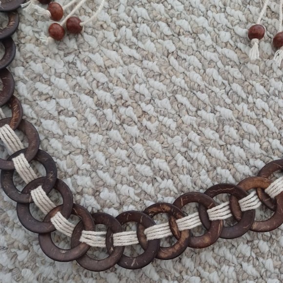 Wood Pattern Hoop Loop Belt - Picture 3 of 5